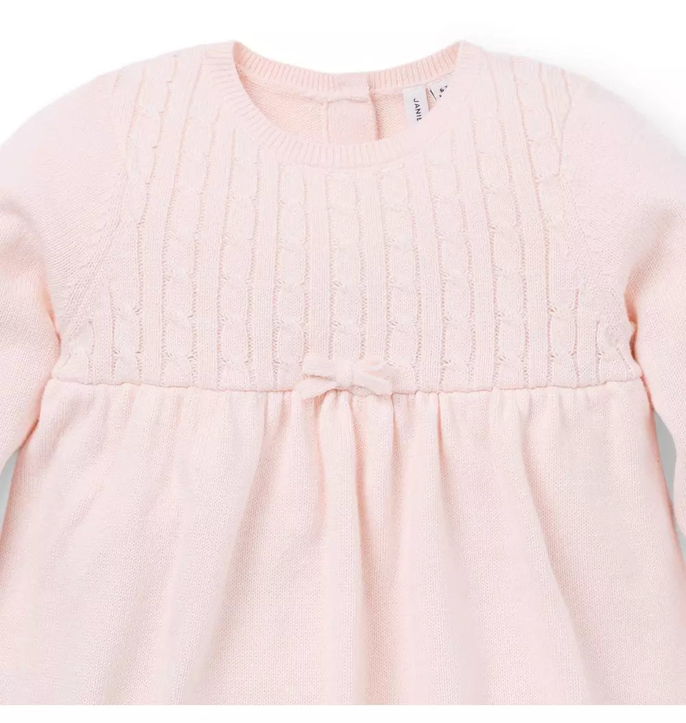 Baby Cable Knit Romper (EUC 18-24M)