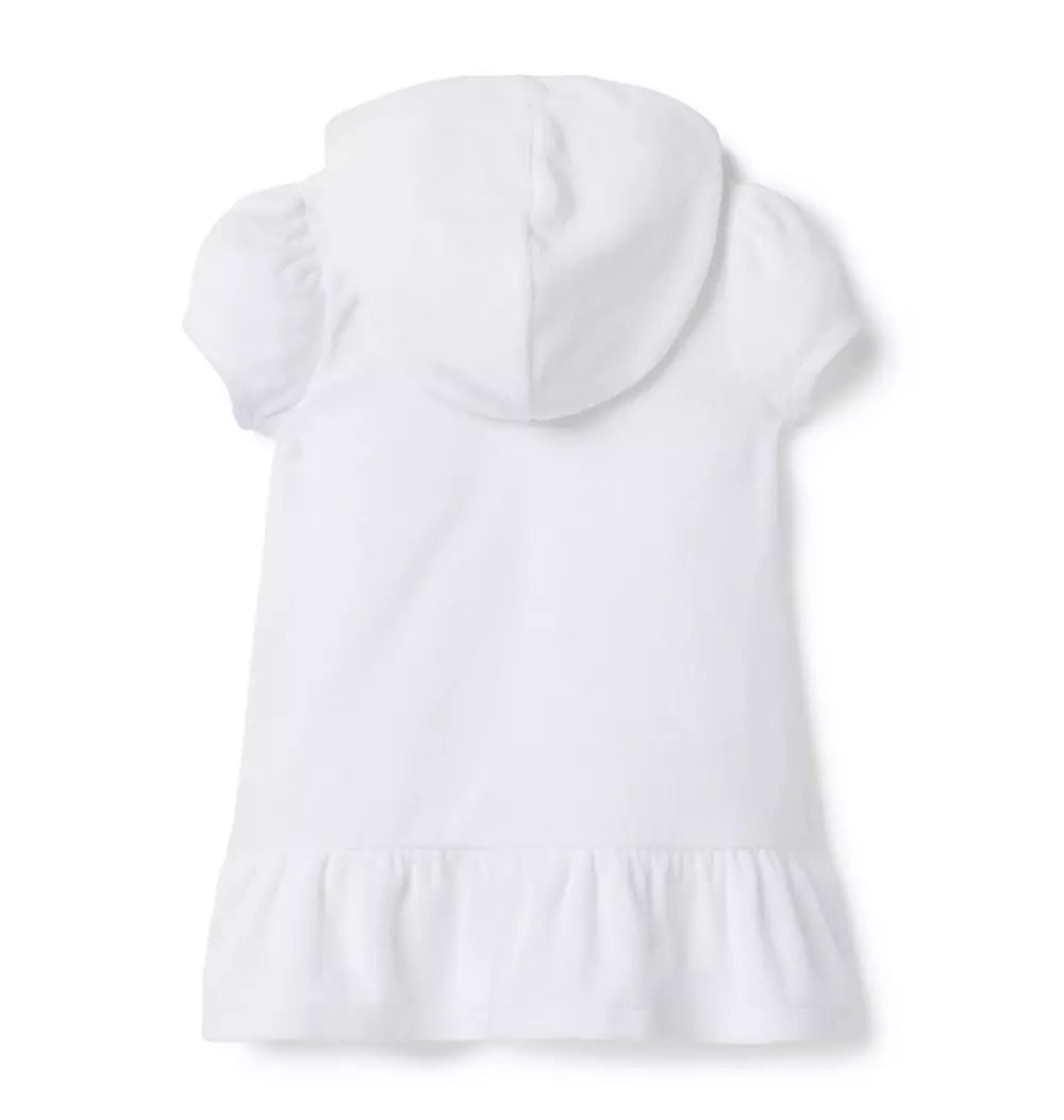Hooded Terry Swim Cover-Up (EUC 12-18M)