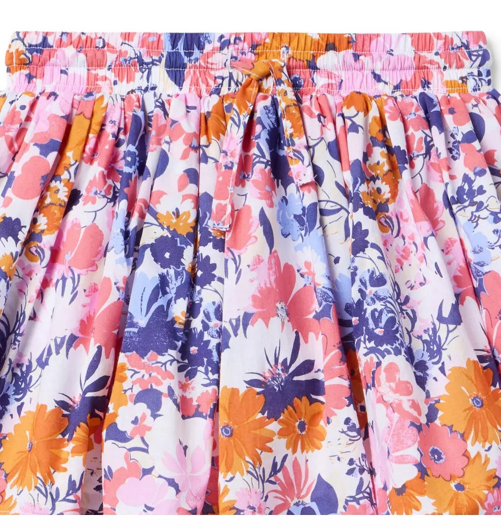 Floral Pleated Skort (EUC 12-18M)