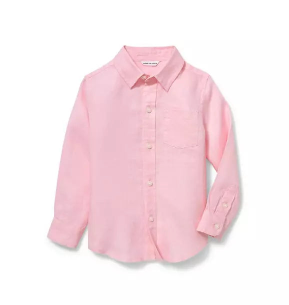 The Linen Long Sleeve Shirt (EUC 3T)