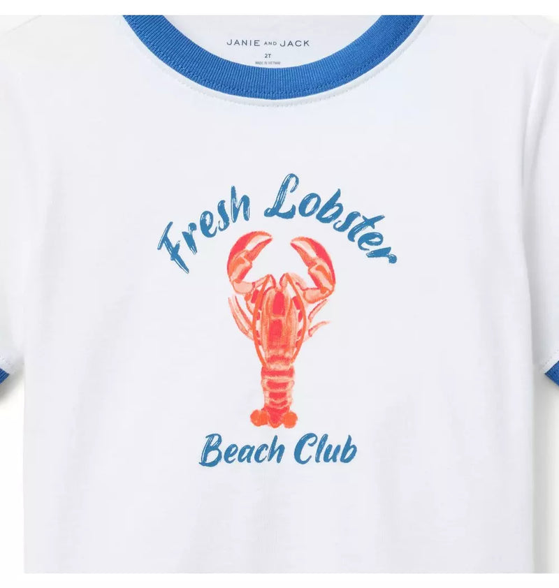 Lobster Beach Club Tee (Size: 3T EUC