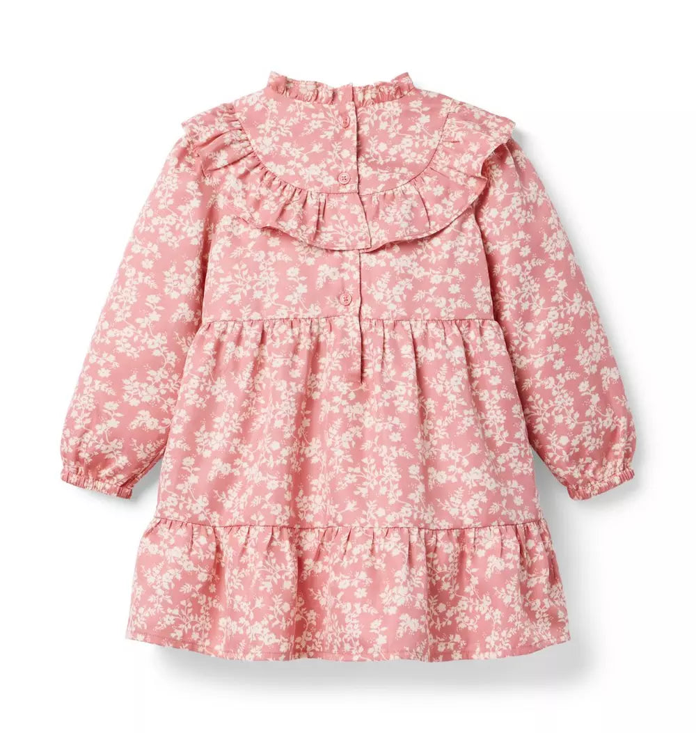 Floral Tiered Dress (Size 18-24M) EUC