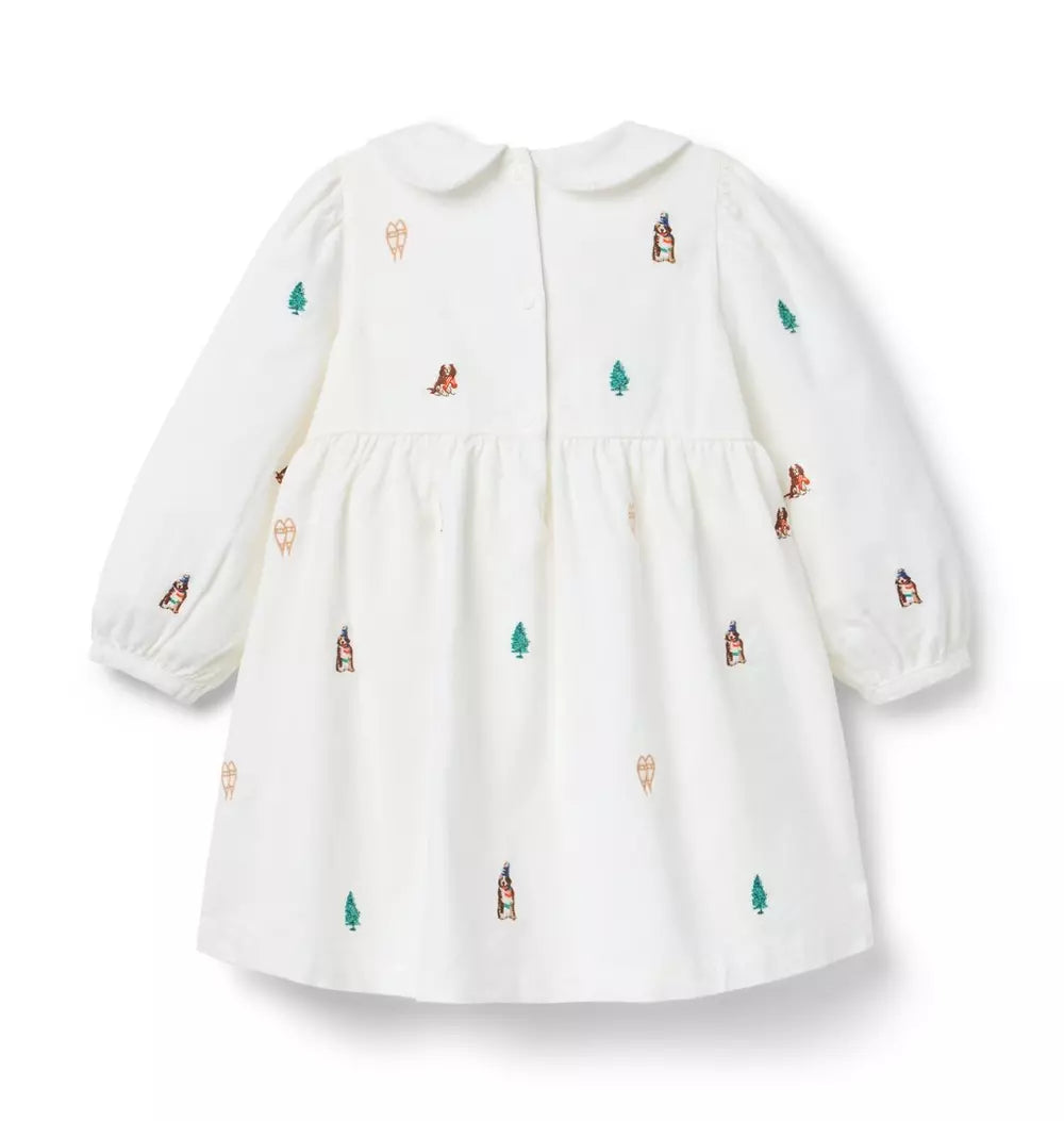 Gray Malin X Janie And Jack Fur-Ever Friends Dress (Size 18-24M) NWT