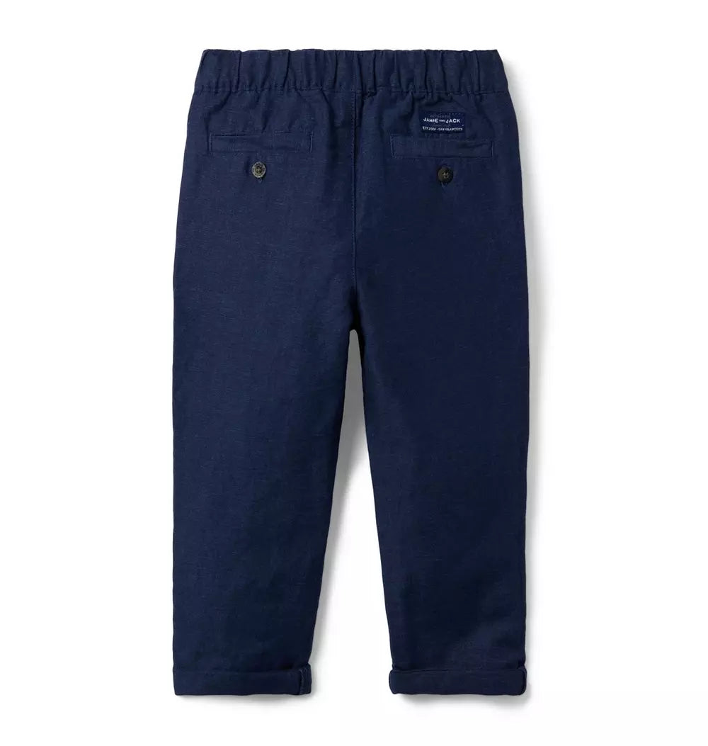 The Linen-Cotton Pull-On Pant (NWOT 3T)