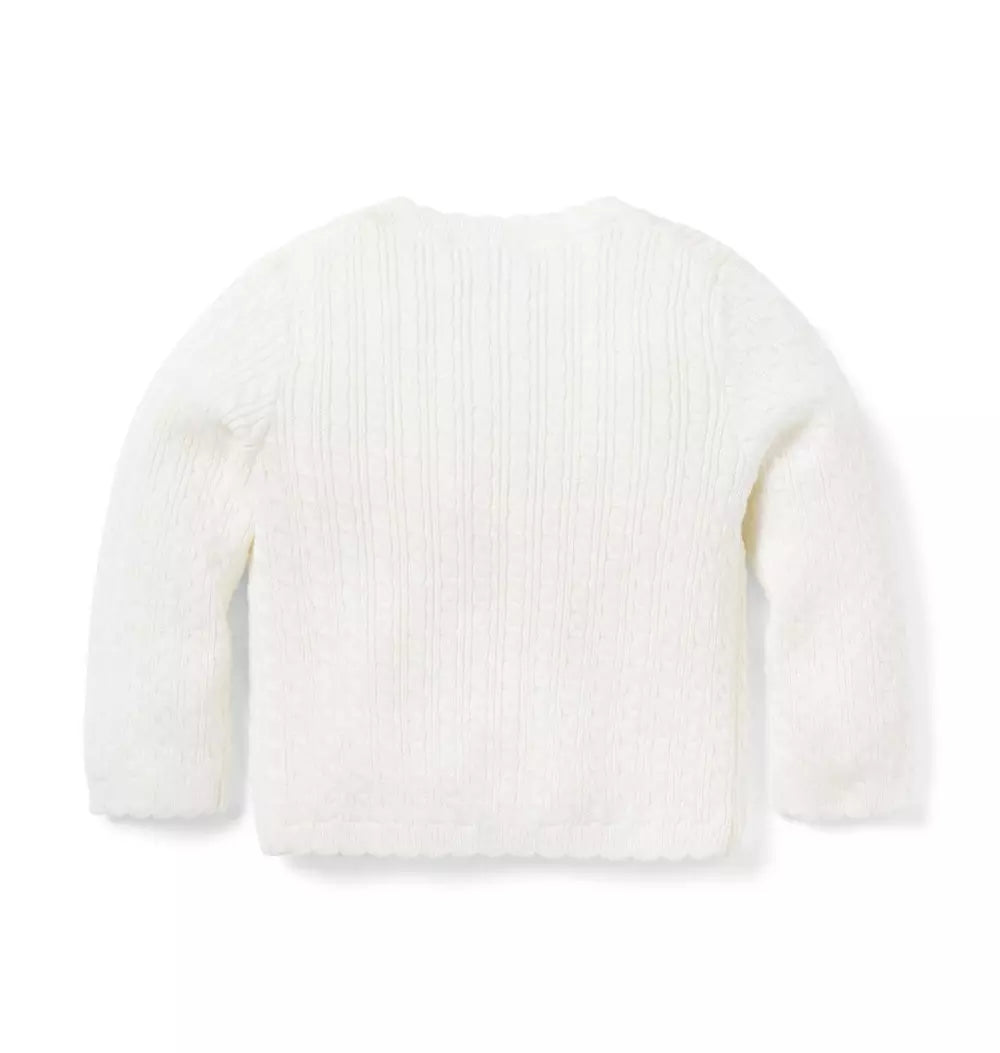 Baby Cable Knit Cardigan (Size: 6-12M) EUC