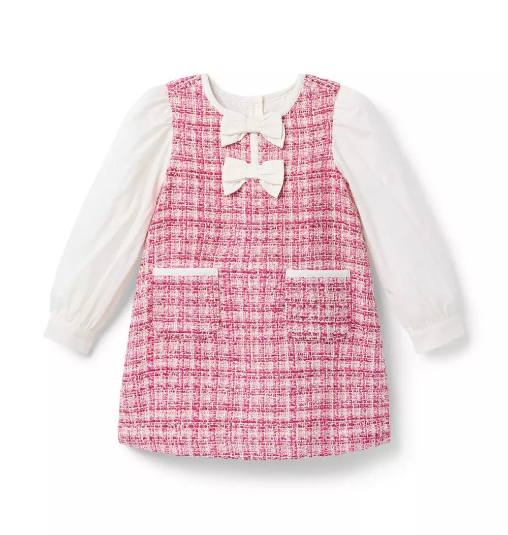 The Tweed Bow Dress (12-18M) NWT
