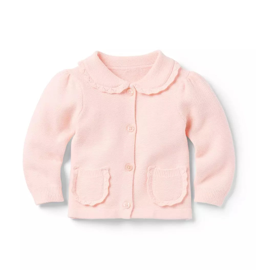 Baby Scalloped Cardigan (6-12M) NWT