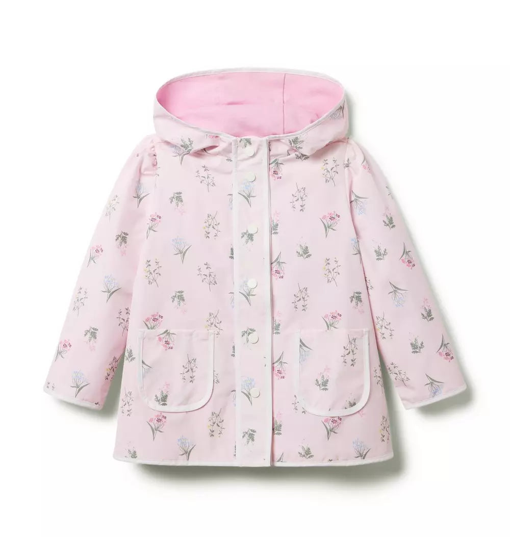 The Classic Floral Raincoat (EUC 12-18M)