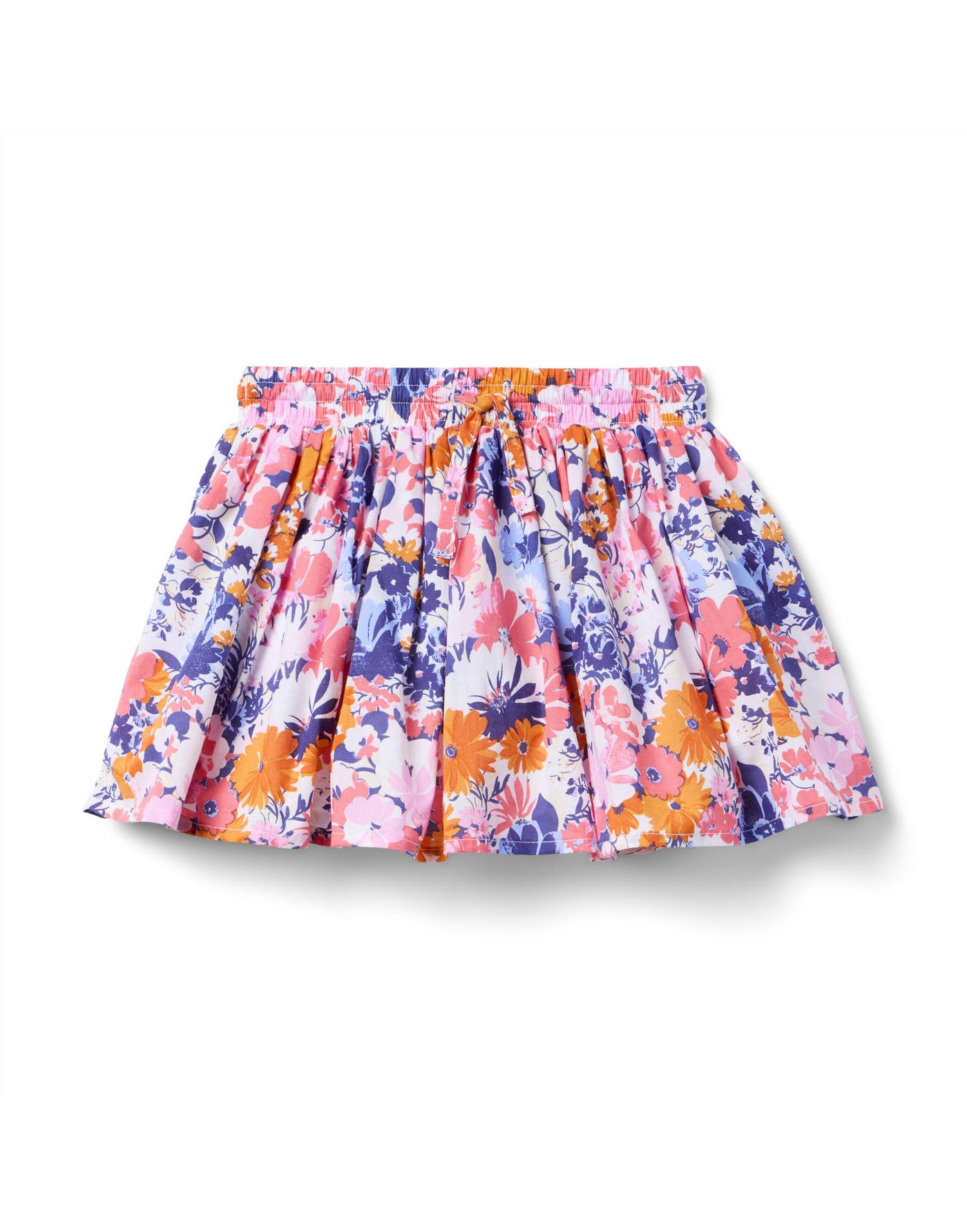 Floral Pleated Skort (EUC 12-18M)