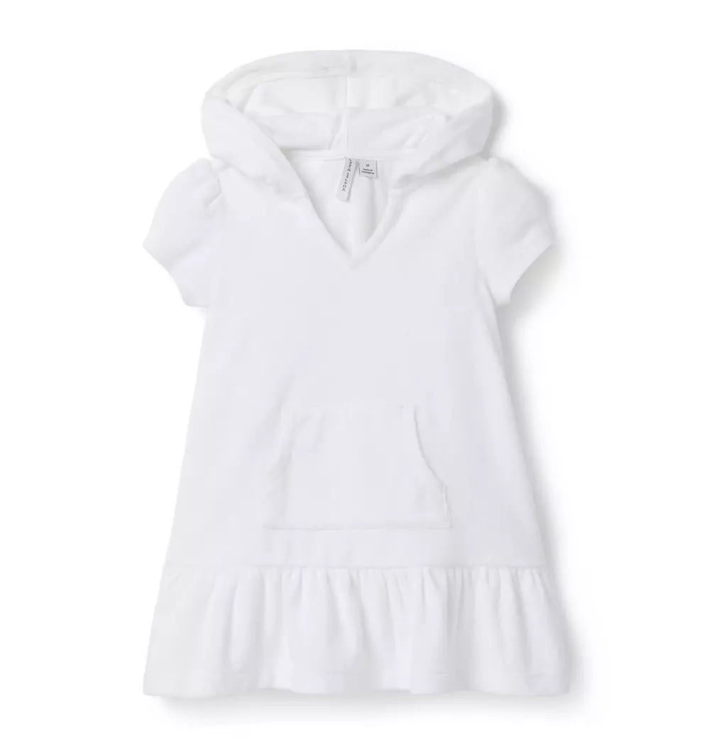 Hooded Terry Swim Cover-Up (EUC 12-18M)