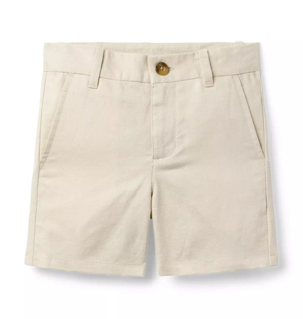 Linen-Cotton Khaki Short (EUC 3T)