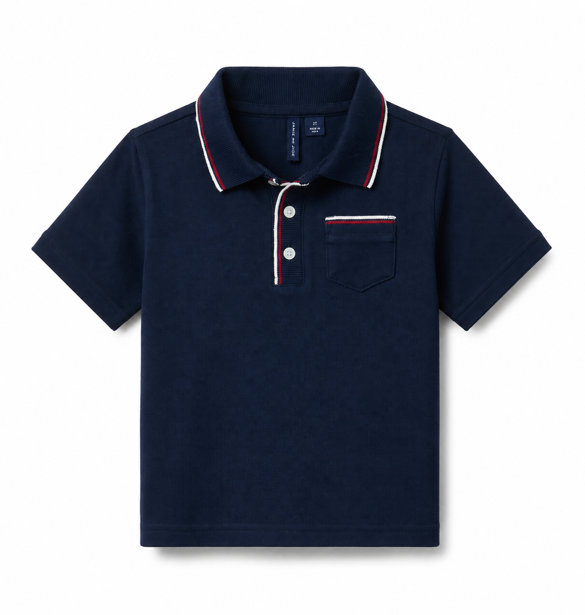 The Stripe Pocket Polo (3T) EUC