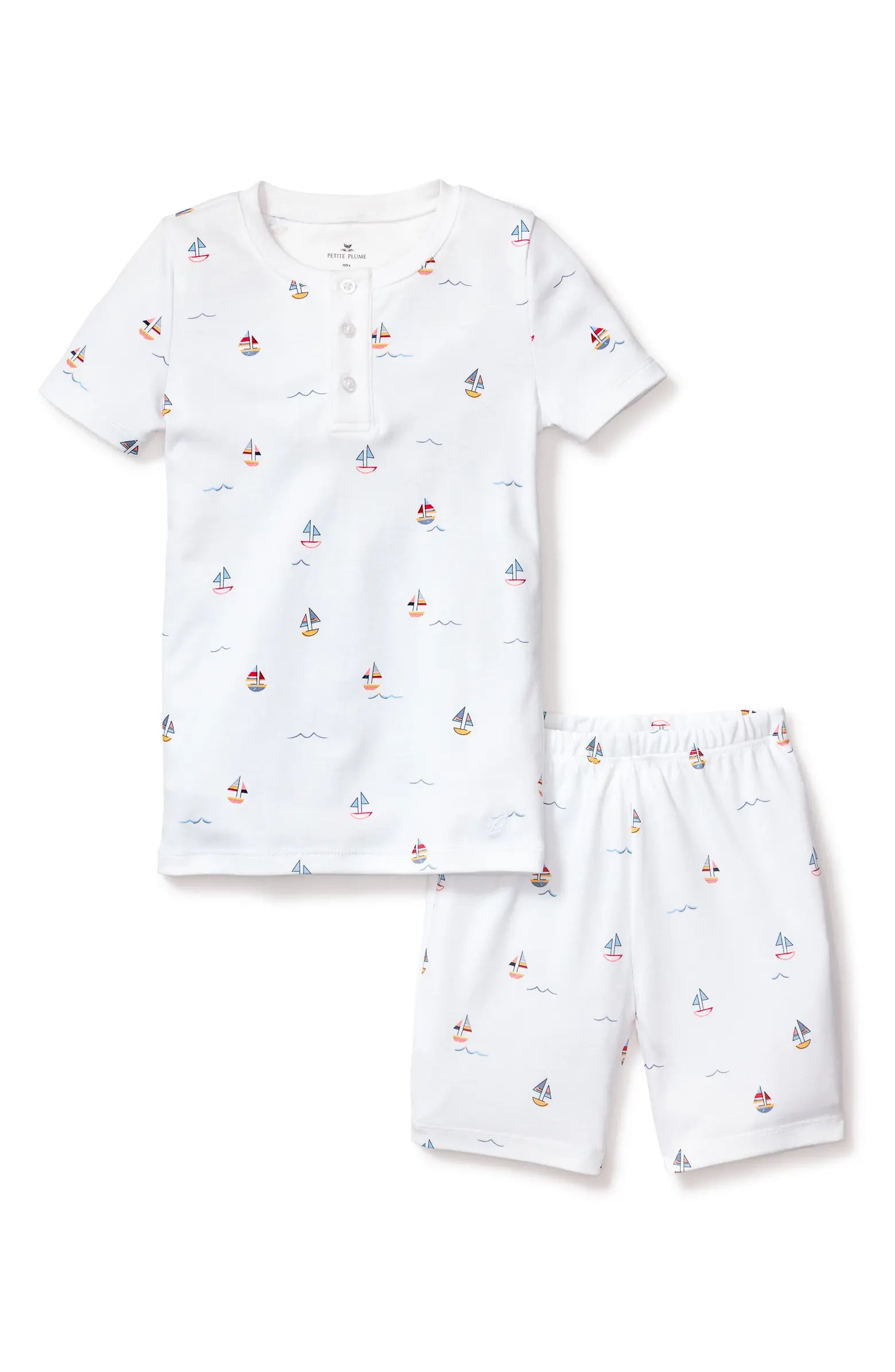 Kids' Print Fitted Two-Piece Pima Cotton Short Pajamas (2T) NWOT