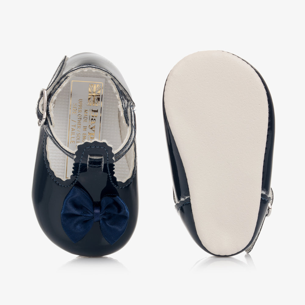 Baypods Navy Blue Pre-Walker Shoes (Size 9-12M) EUC