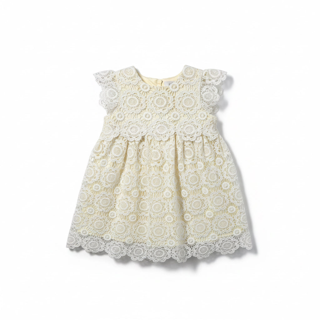 Poppy Lace Dress (9-12M) EUC