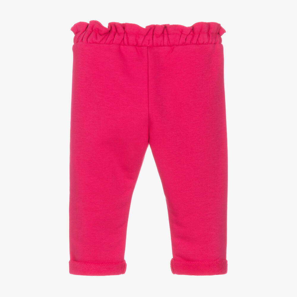 Givenchy Girls Pink Cotton Sequin sweatshirt and Jogger Set (18M) NWT