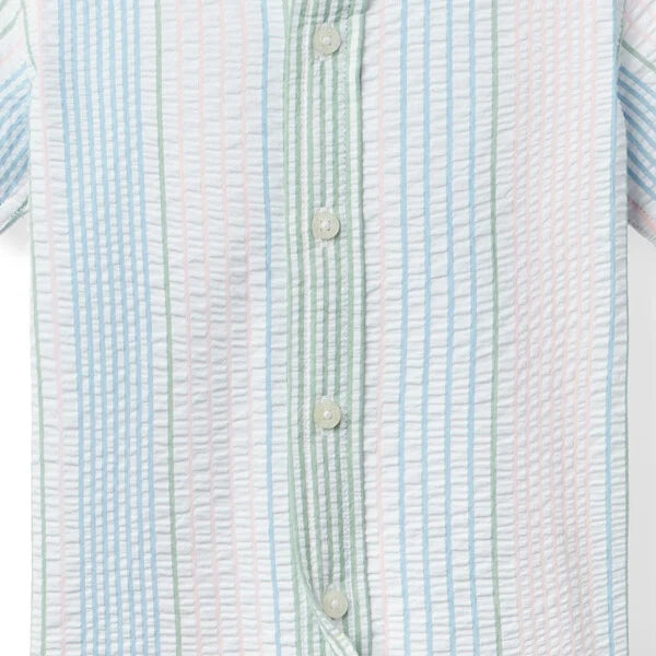 Striped Seersucker Shirt, Multi (Size 4T) NWT