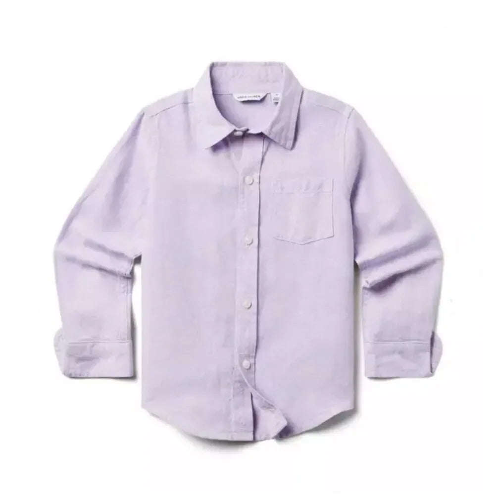 Janie and Jack Linen Shirt (Size 3T) EUC
