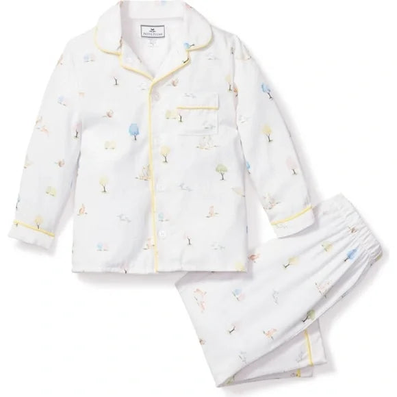 Kid's Twill Pajama Set's Gingham (2T) EUC