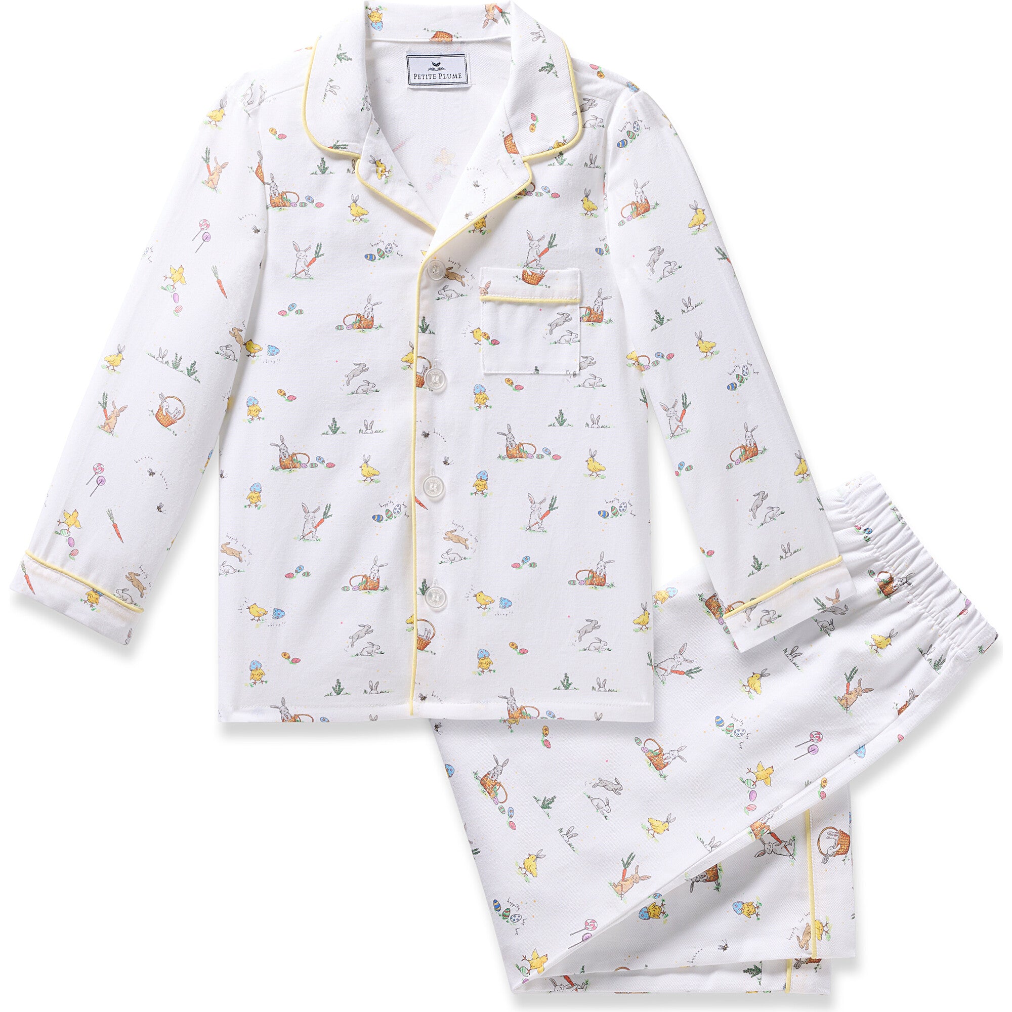Kid's Twill Pajama, Easter Frolic (3T) EUC
