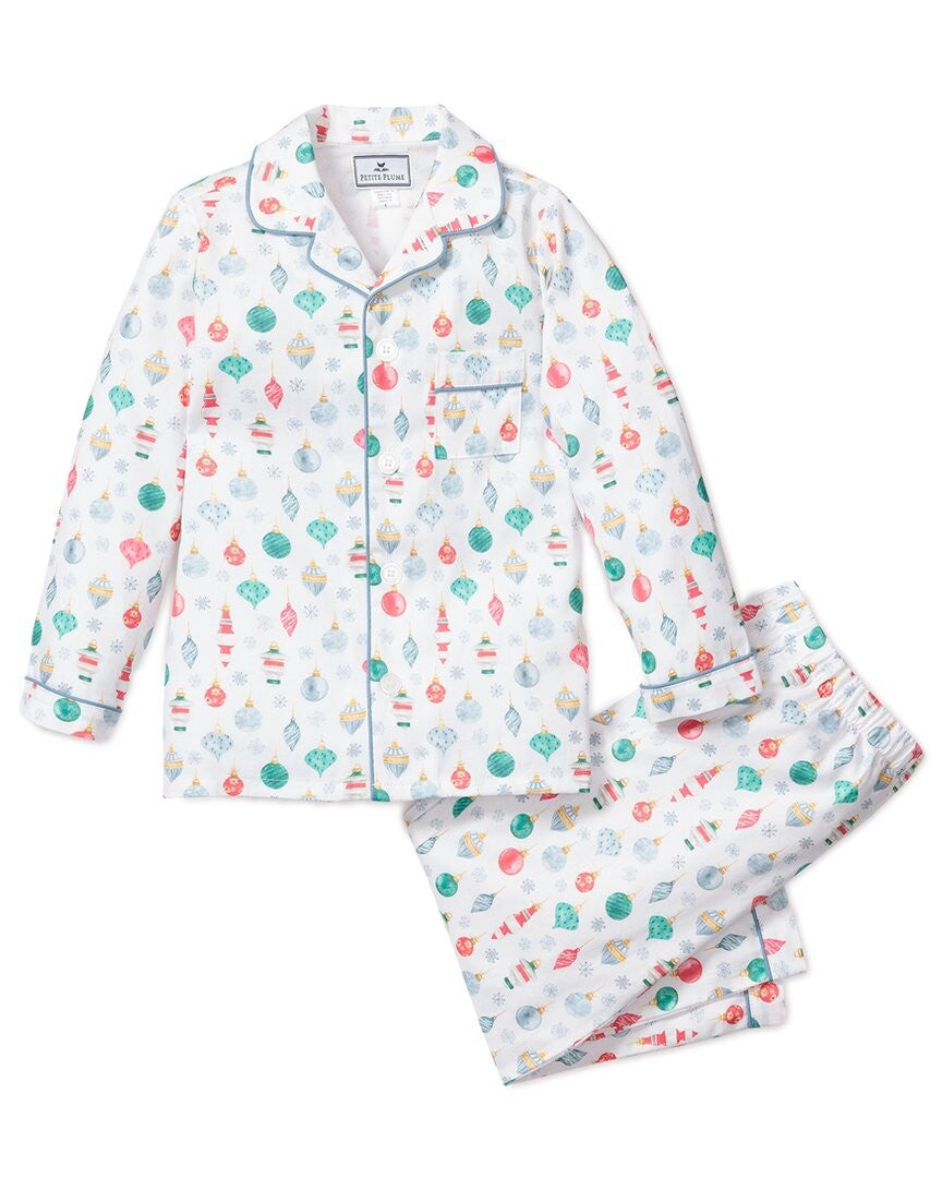 Kid's Vintage Ornaments Pajama Set (Size 2T) NWOT