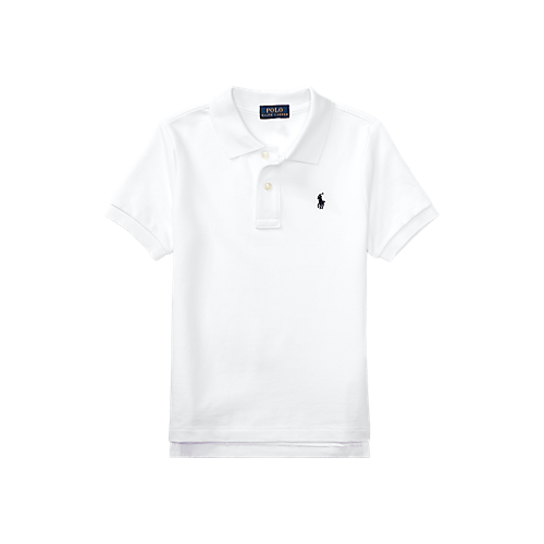Boys The Iconic White Mesh Polo Shirt (EUC 3T)