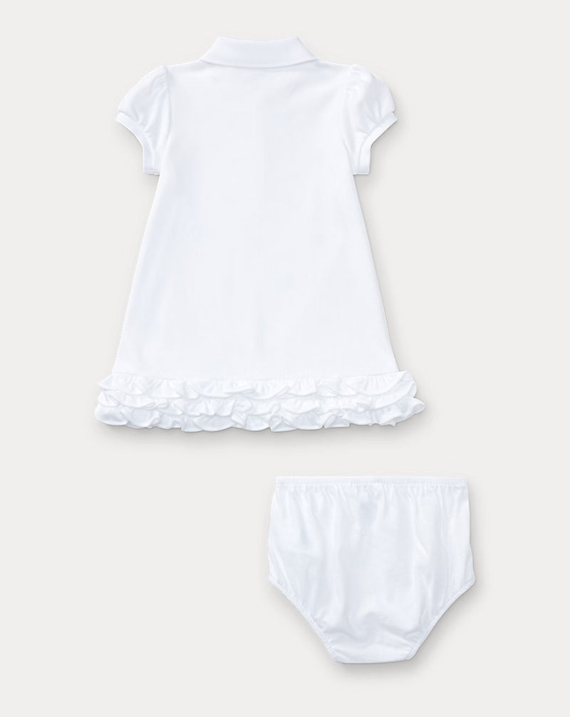 Girl's Cupcake Polo Dress, Hat & Bloomer (NWT 18M)