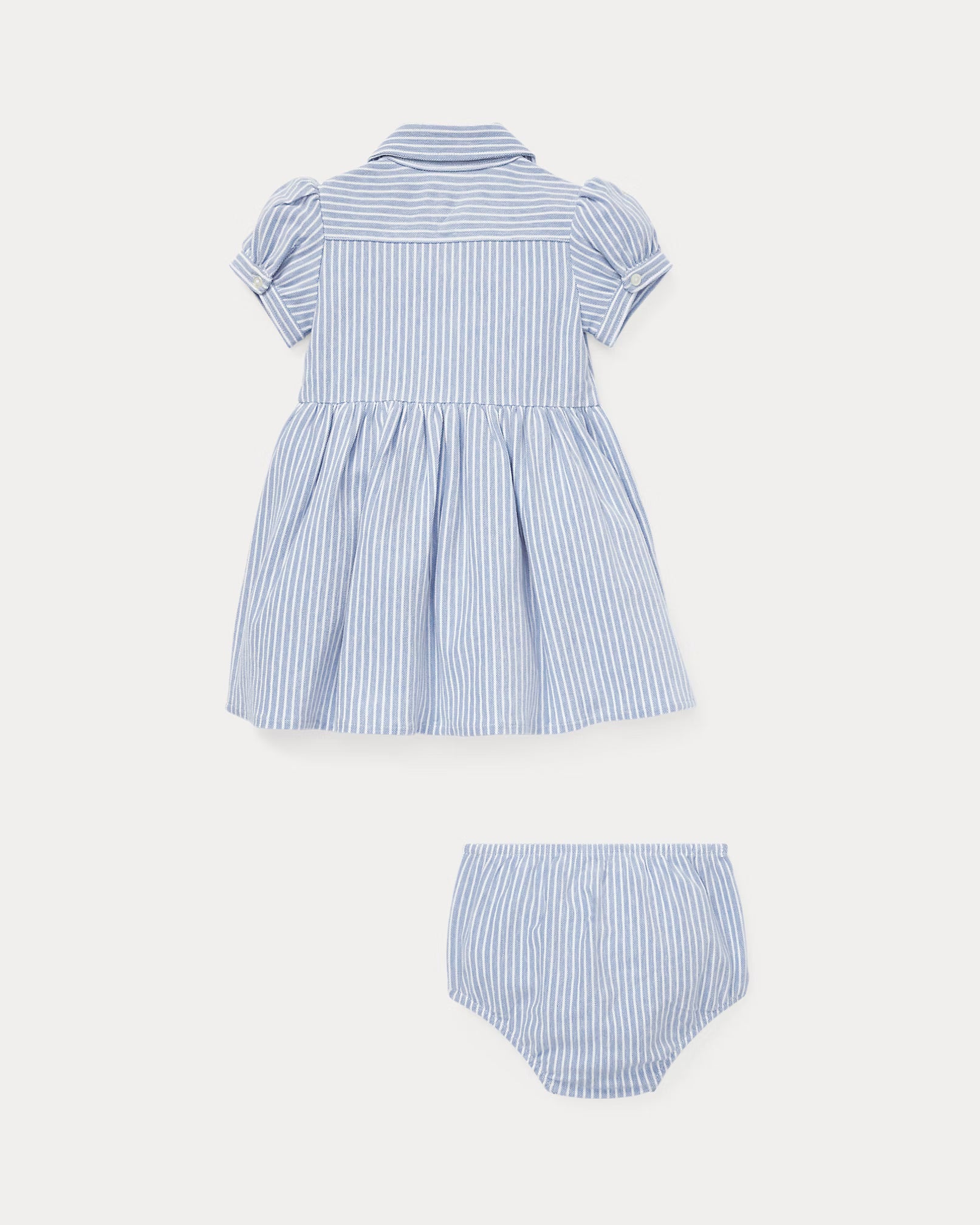 Striped Knit Oxford Shirtdress & Bloomer (NWT 18M)