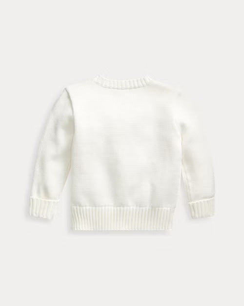 Polo Bear Cotton Sweater (9M) NWT
