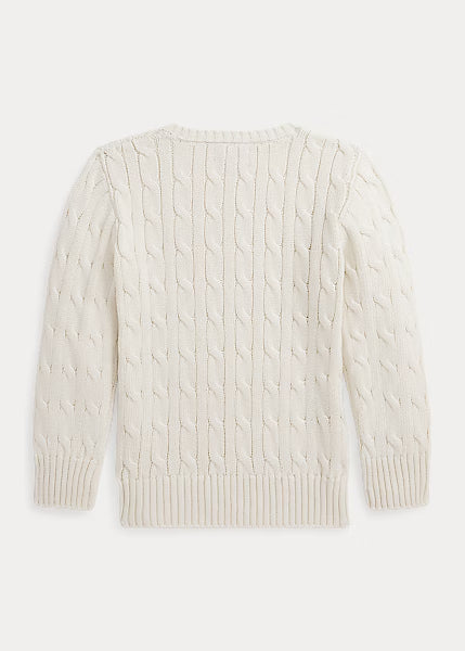 Cable-Knit Cotton Sweater (NWT 3T)