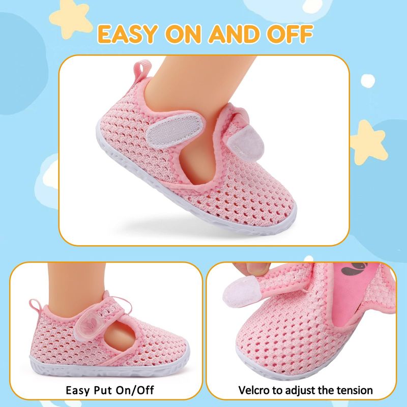 Baby Water Shoes Breathable Mesh Running Sneakers (Size 3-6M) NWOT