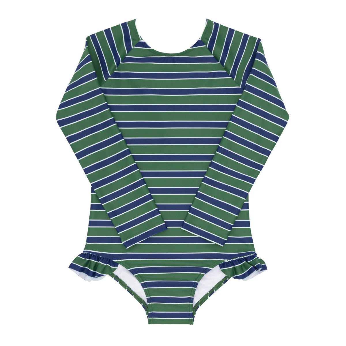 Evergreen Stripe Rashguard one piece (EUC 12M)