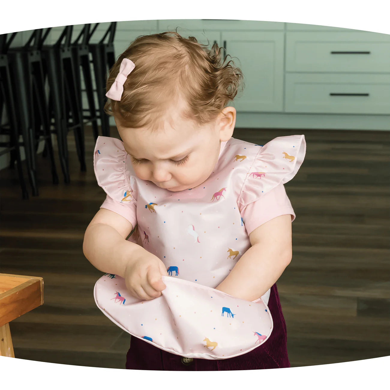 Tiny Twinkle - Mess-Proof Apron Bib - (Ages: 6-24M) NWT