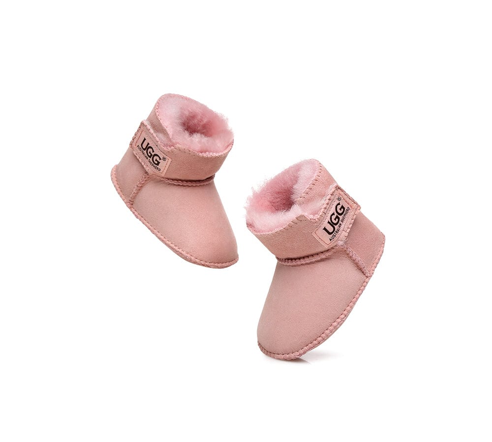 UGG Erin Australian Sheepskin Baby Booties Cradle (Size: S) NWOT