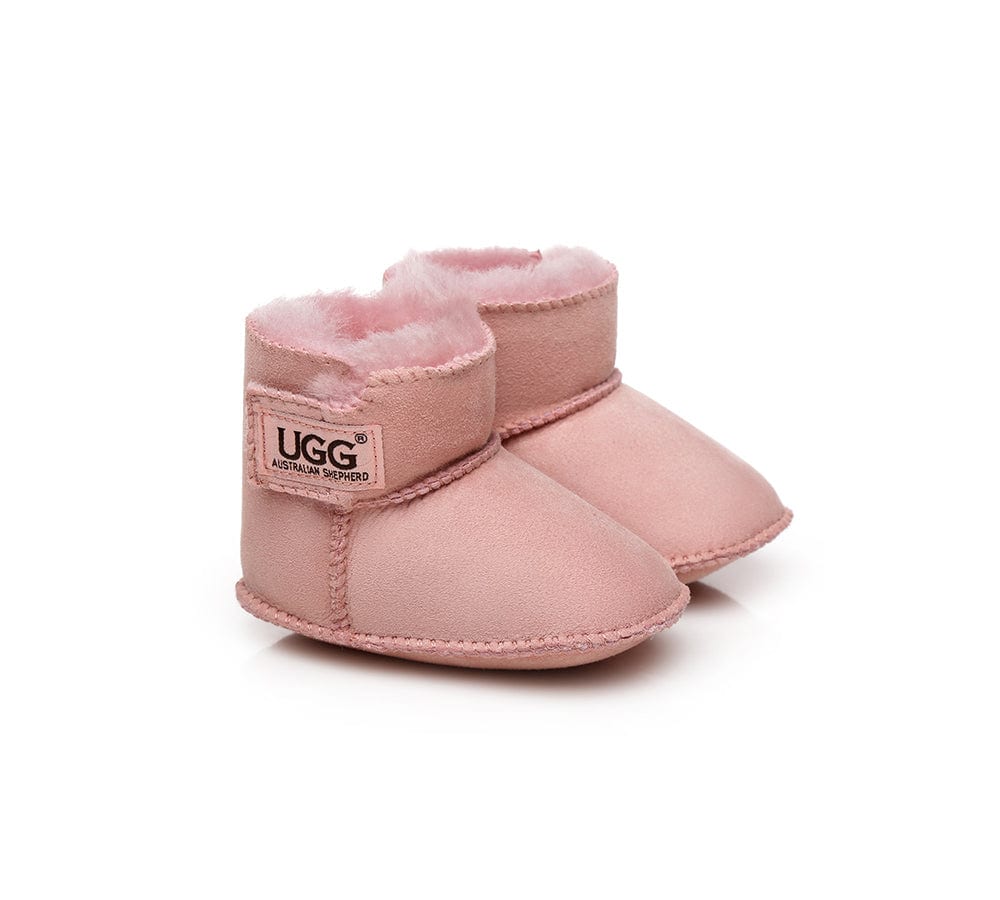 UGG Erin Australian Sheepskin Baby Booties Cradle (Size: S) NWOT