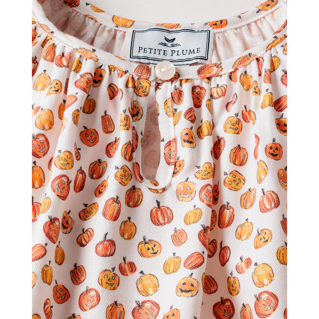 Delphine Nightgown Pumpkin Patch (12-18M) EUC