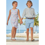 Button Down Shirts, Wingate Plaid (2T) EUC