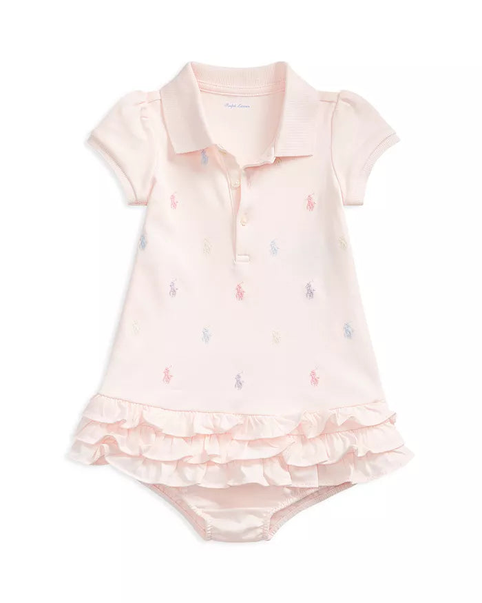 Ruffled Polo Dress & Bloomer (12M) NWT