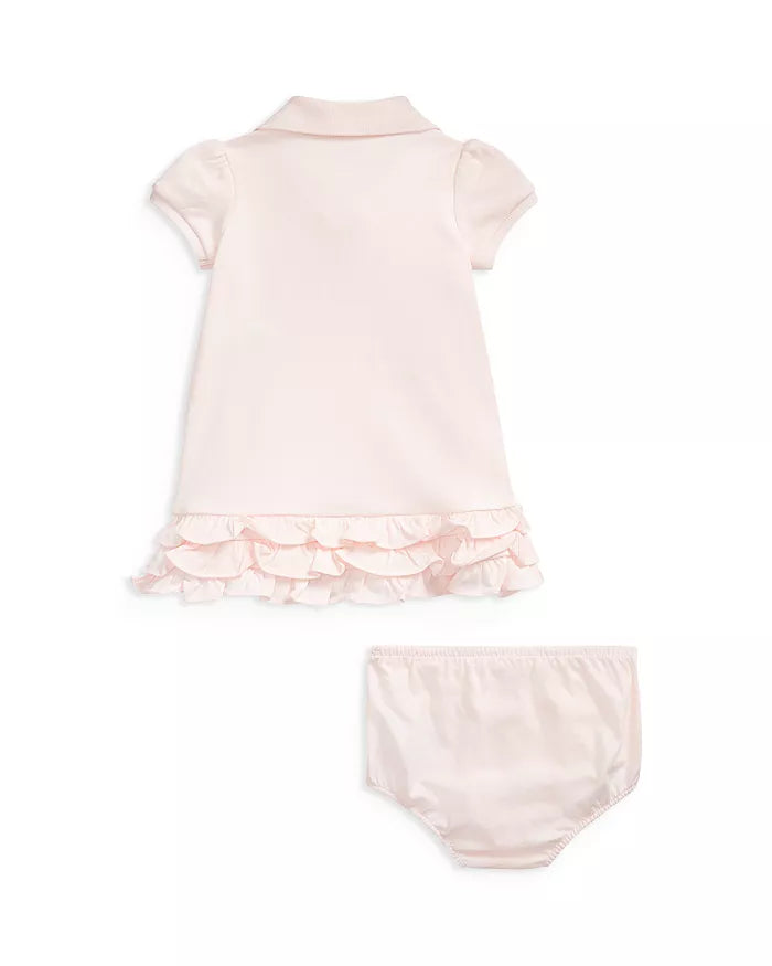 Ruffled Polo Dress & Bloomer (12M) NWT