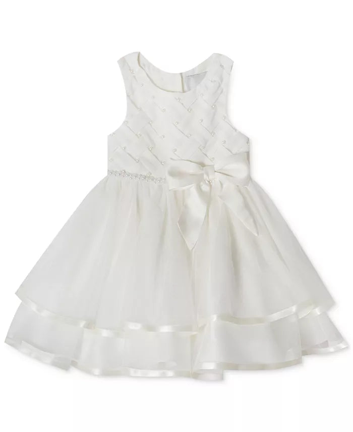Baby Girls Tiered Pearl Sleeveless Dress (NWT 18M)