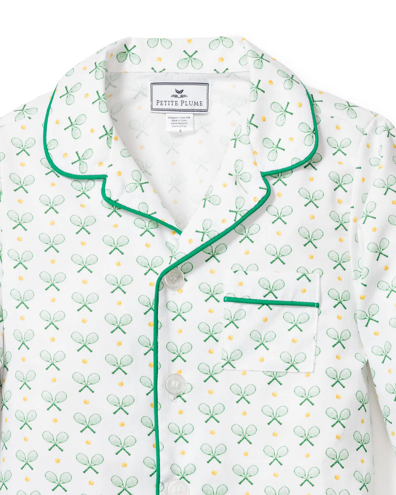 Kid's Twill Pajama Set in Match Point (NWOT 3T)