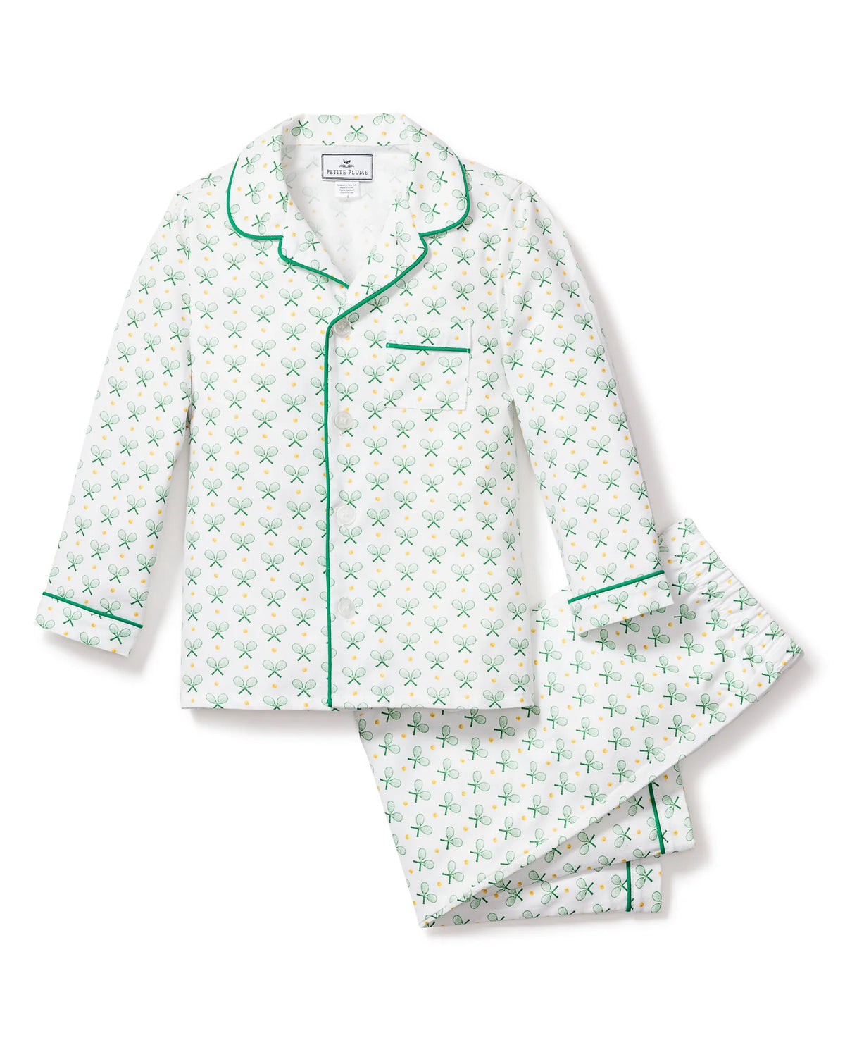 Kid's Twill Pajama Set in Match Point (NWOT 3T)