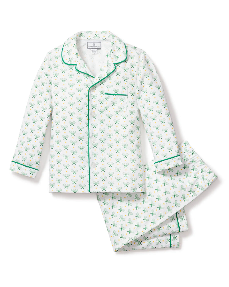 Kid's Twill Pajama Set in Match Point (NWOT 3T)