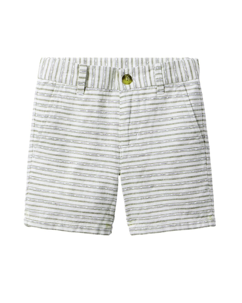 Striped Linen Blend Shorts (EUC 3T)