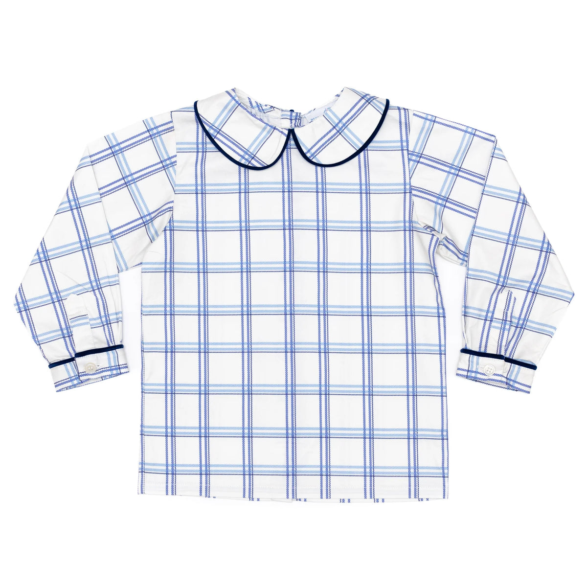 Long Sleeve Henry Peter Pan in Prescott Plaid  (Size 4T) NWOT
