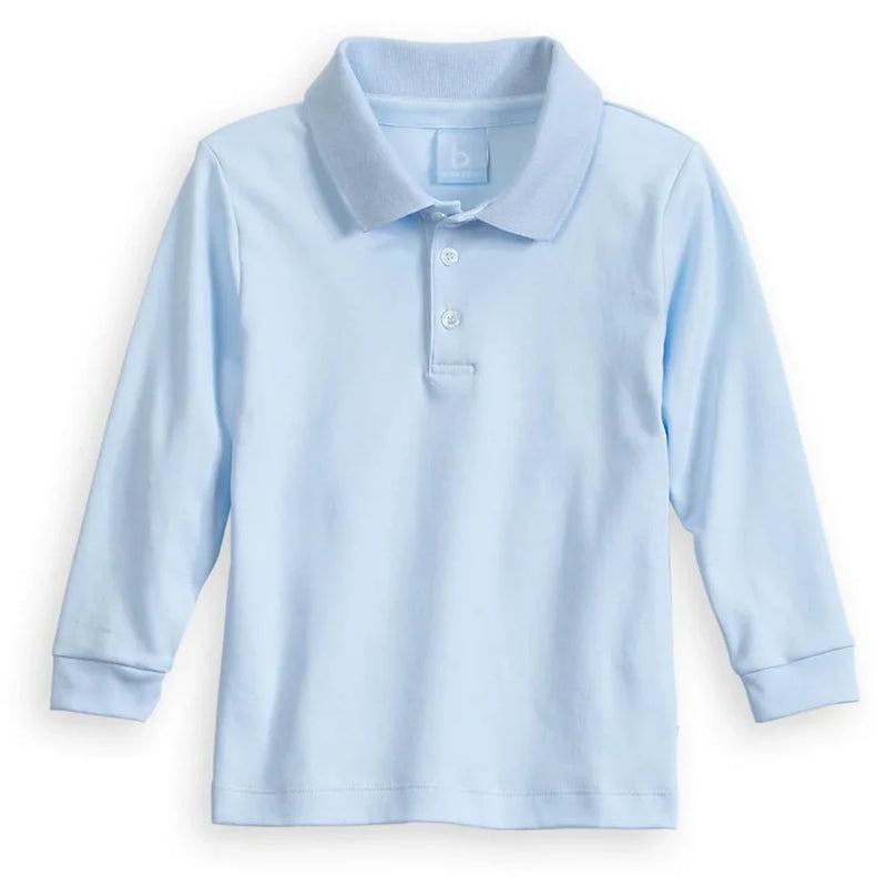 Long Sleeve Pima Polo - (Size 3T) EUC