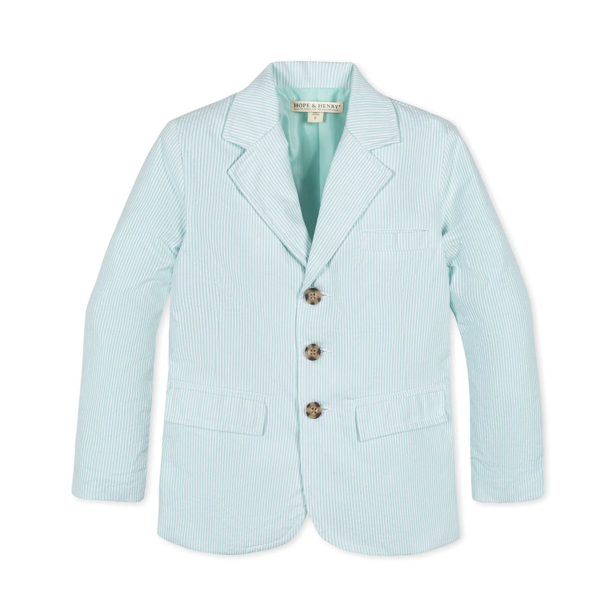 Organic Green Seersucker Suit Jacket (NWOT 3T)