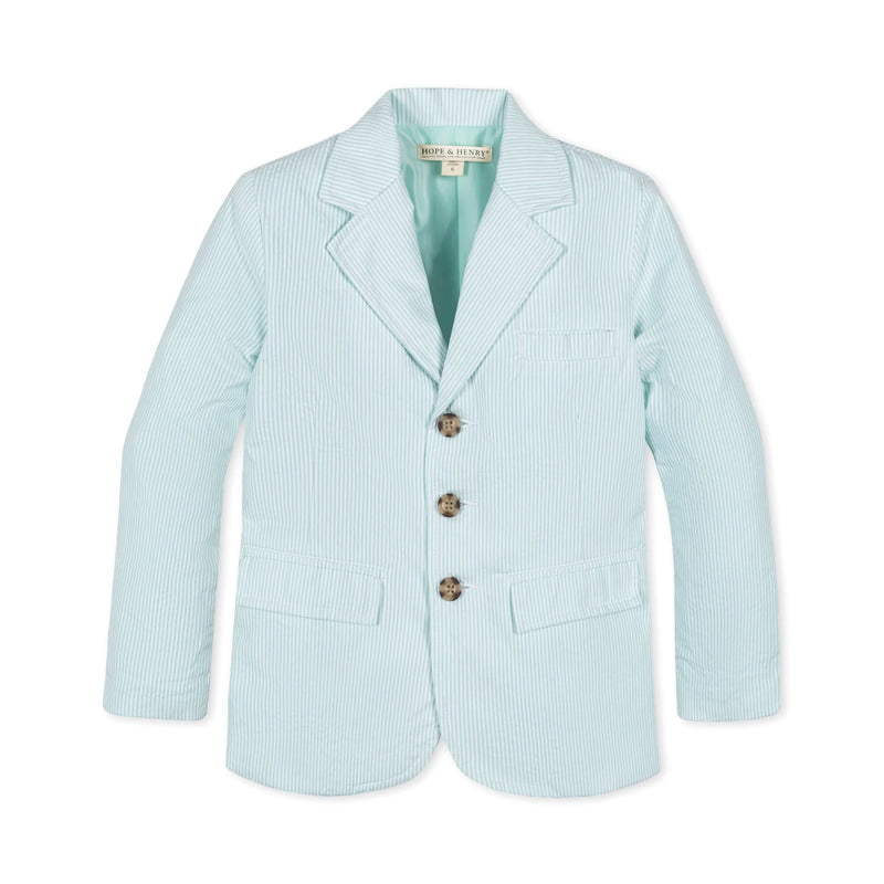 Organic Green Seersucker Suit Jacket (NWOT 3T)