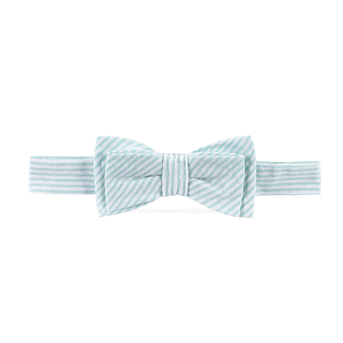Green Seersucker Bow Tie (NWOT) Small