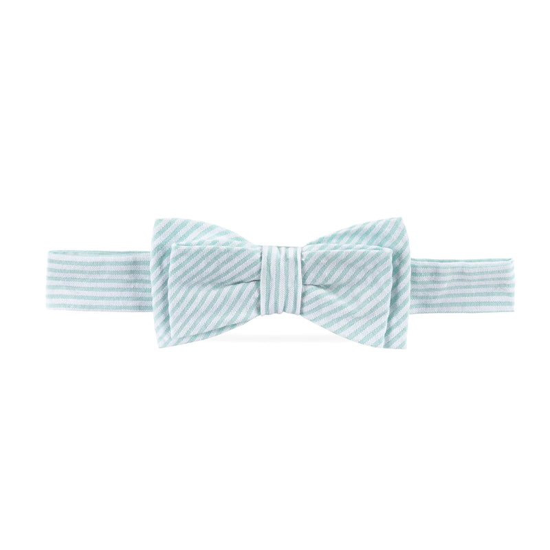Green Seersucker Bow Tie (NWOT) Small